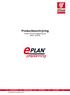 Productbeschrijving. Inhoud: EPLAN Preplanning 2.8 Stand: 12/2018