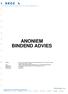 ANONIEM BINDEND ADVIES