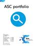 ASC portfolio. New Creations Projectgroep C12 COMM3C. Alyssa van der Heij. 2 november Coach: Valerie Reiter