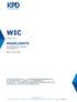 WIC HIGHLIGHTS. Versie enkele belangrijke wijzigingen WIC Release Datum: Januari 2018