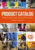 PRODUCT CATALOG.