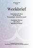 Zondag Rogate. Weekbrief. Ochtenddienst uur Ds. E.M. de Jong Vreemdelingen - de kerk in de wereld