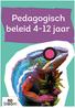 Pedagogisch beleid 4-12 jaar