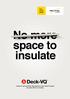 No more space to insulate