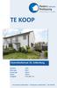 TE KOOP. Oosterbeekstraat 19, Valkenburg. Bouwjaar : 1954 Woon opp. : 90 m 2 Perceel opp. : 204 m 2 Inhoud : 420 m 3