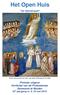 Het Open Huis. de Hemelvaart. fresco l Ascenzione di Gesù van Giotto di Bondone (ca.1305).