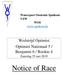 Notice of Race. Optimist Nationaal 5 / Benjamin 6 / Rookie 4. Wedstrijd Optimist. Zaterdag 25 mei 2019