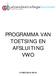 PROGRAMMA VAN TOETSING EN AFSLUITING VWO