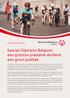 Special Olympics Belgium: een grootse prestatie verdient een groot publiek