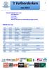 t Volharderken mei 2019 Inhoud: Kalender mei / juni Info algemeen Info jeugd Info joggers Datums interclub en wedstrijden op eigen terrein