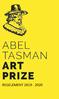 Abel Tasman Art Prize Reglement 1