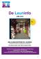 De Leuninfo JUNI 2019 WELZIJNSCENTRUM DE LEUNING. ONTMOETEN-MEEDOEN-BEWEGEN-INFORMATIE Een gastvrij centrum, sinds 1984 een begrip in Baarn