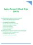Saxion Research Cloud Drive (SRCD)