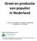 Groei en productie van populier in Nederland
