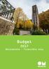Budget 2017 Beleidsnota Financiële nota