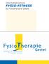 Informatiebrochure FYSIO-FITNESS. bij Fysiotherapie Gestel