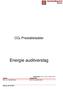 CO2 Prestatieladder. Energie auditverslag. Aspect(en): 2.A.3, 1.B.2, 2.B.2, 2.B.3