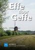 Effe. Geffe. door. FIETSROUTE met een lengte van 16 kilometer