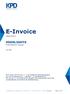 E-Invoice Versie