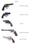 Revolver. Smith & Wesson 4 kaliber.38sp. Smith & Wesson 2 caliber.38sp. Rossi.32S&W. Ruger Super Redhawk.44 Magnum. Ruger Security Six.