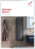 Design radiatoren Comfortabele ventilatie Verwarmings- en koelplafondsystemen Clean air solutions Zehnder Quaro