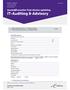 Module Auditing IT-Auditing & Advisory *Dit bedrag is inclusief tentamen en exclusief literatuur